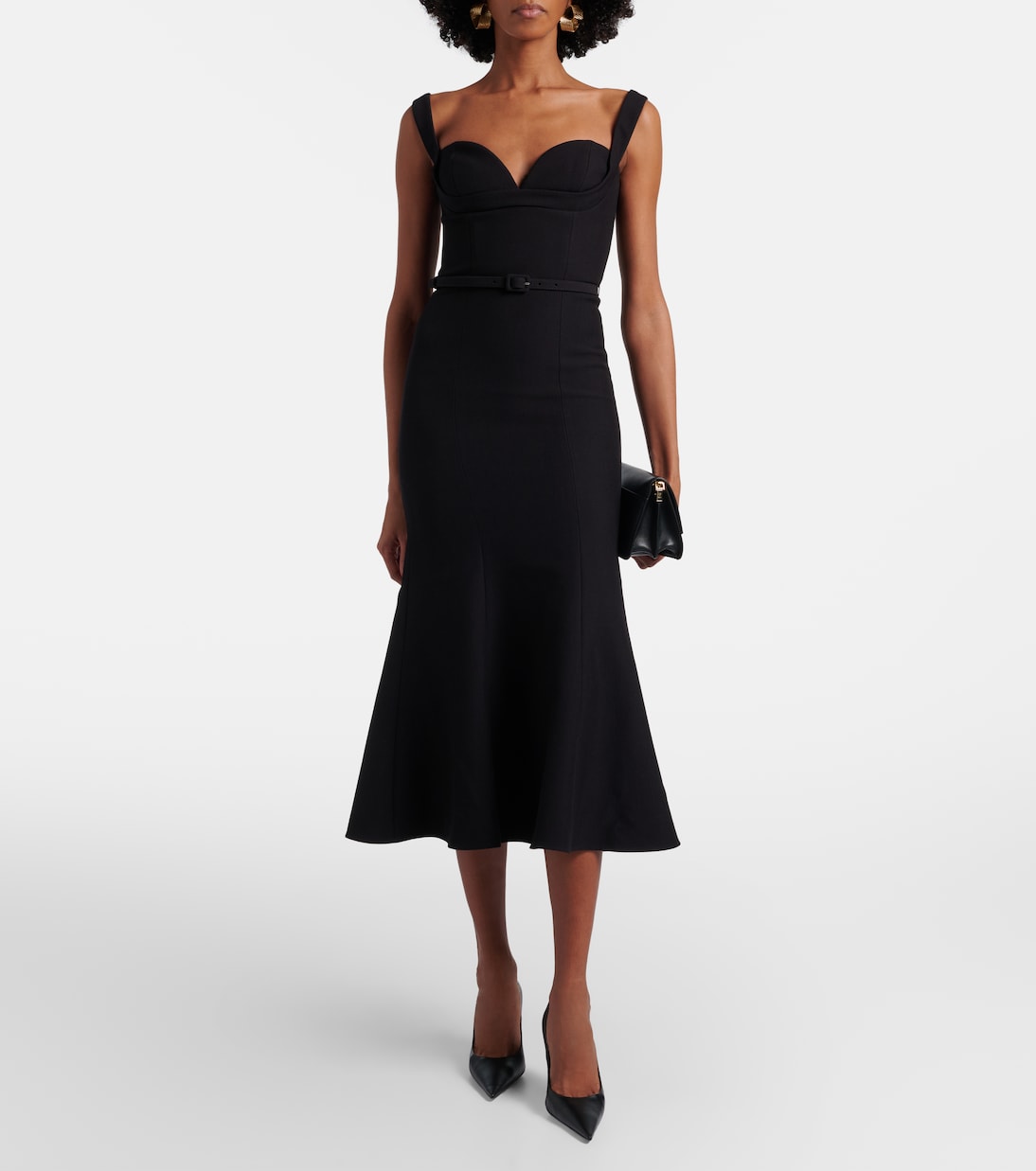 Belted corset dress | Roland Mouret