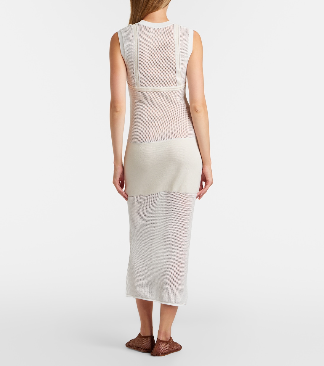 Crochet cotton maxi dress | Stella McCartney