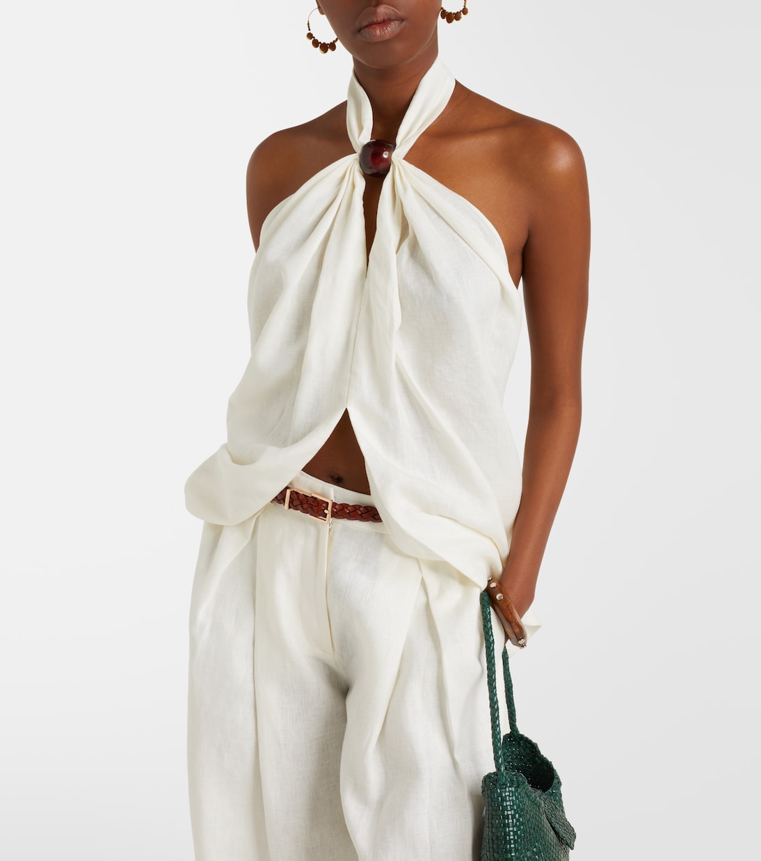 Verziertes Top Biba aus Leinen | Faithfull