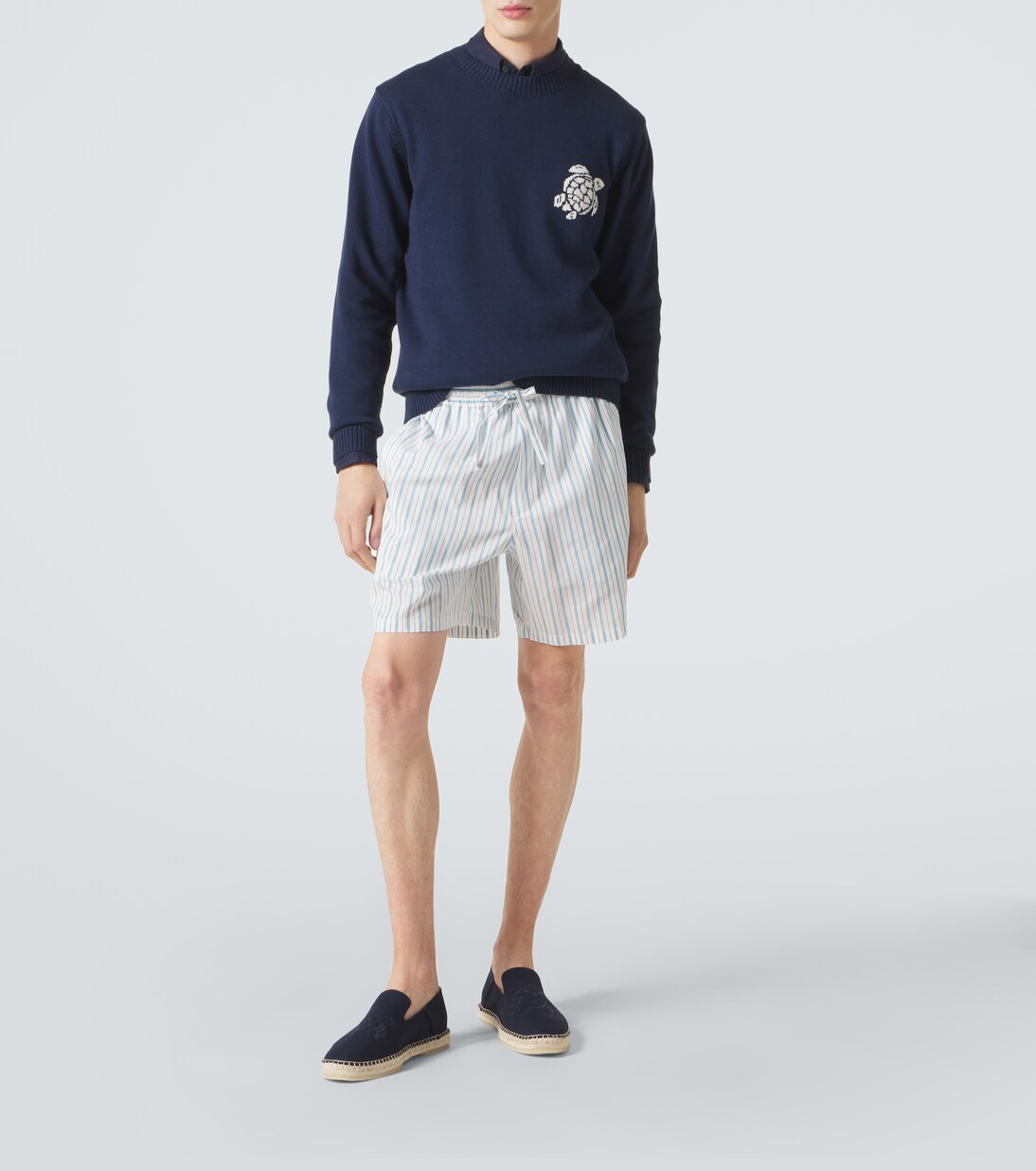 Jacquard cotton and cashmere sweater | Vilebrequin