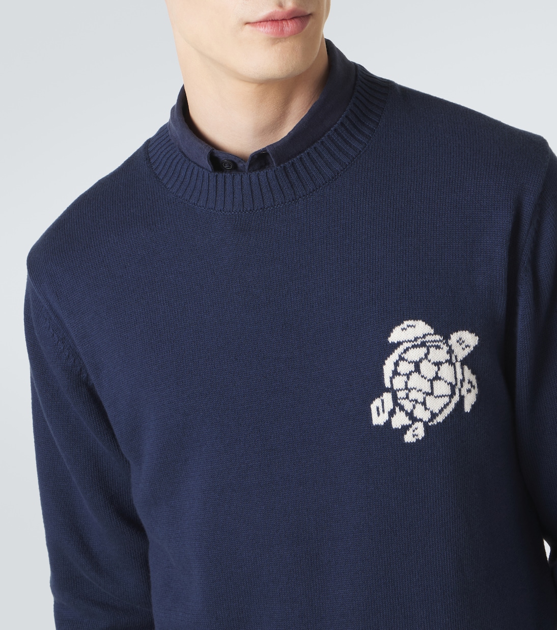 Jacquard cotton and cashmere sweater | Vilebrequin