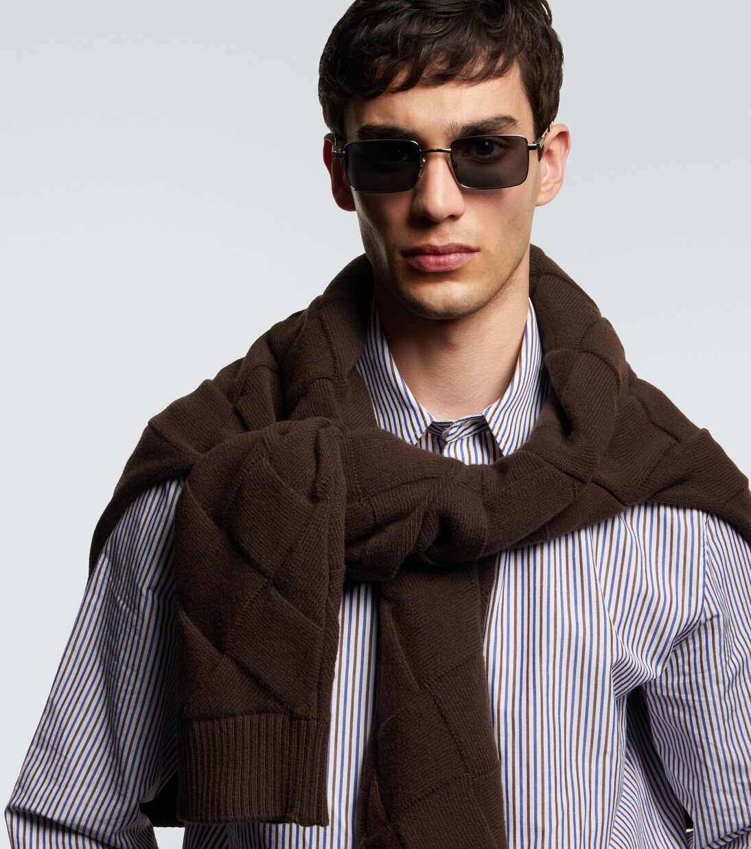 Classic rectangular sunglasses | Bottega Veneta