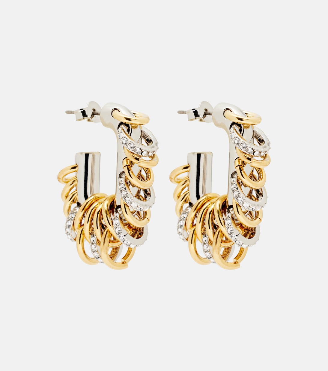 Punk XL Link Small embellished earrings | Rabanne