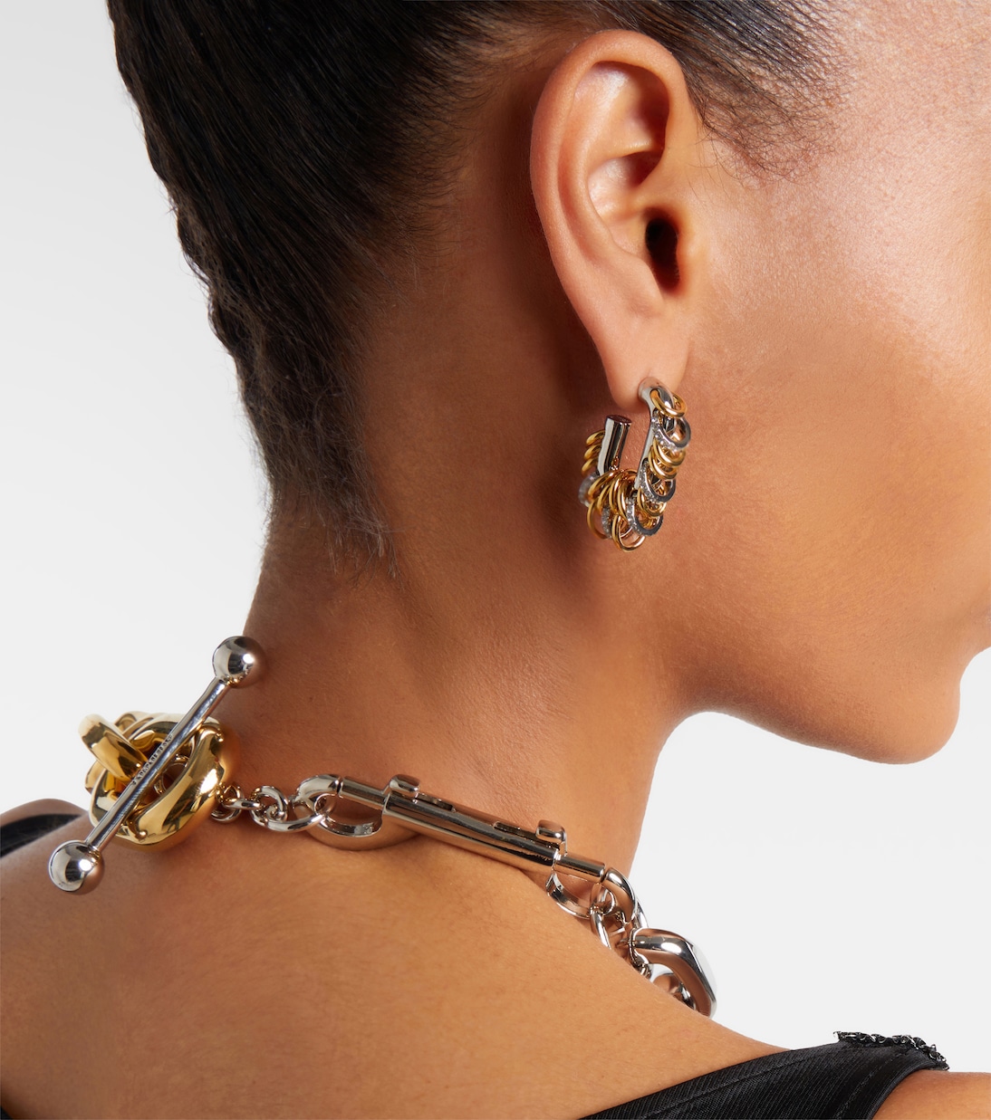 Punk XL Link Small embellished earrings | Rabanne