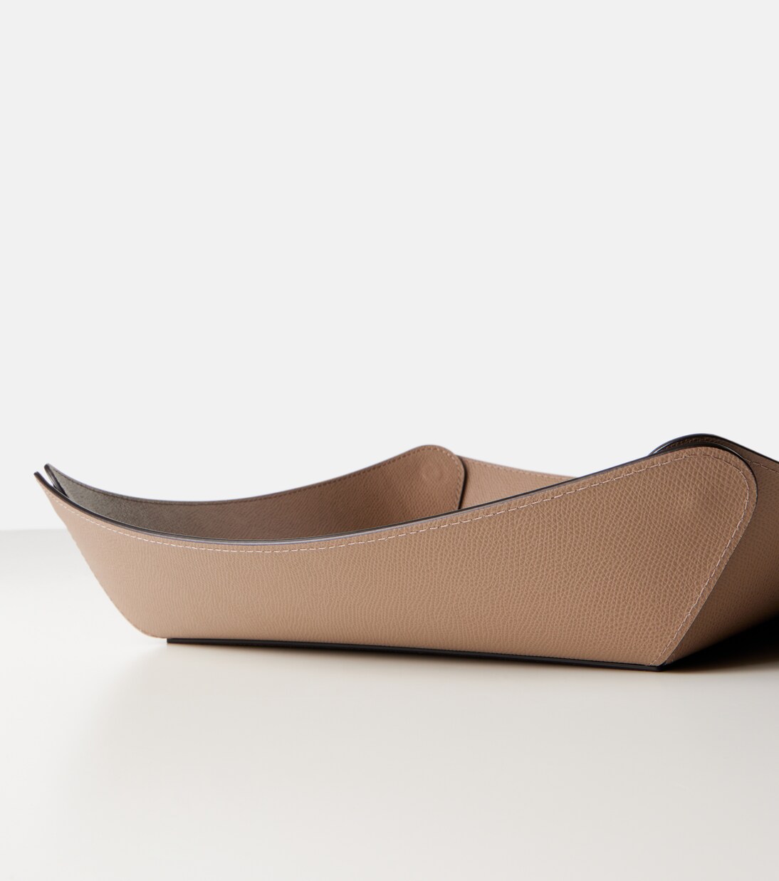 Vide-poches Safran Large en cuir | Giobagnara