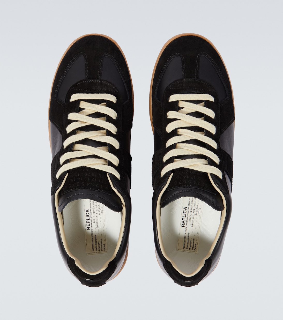 Baskets Replica en cuir et daim | Maison Margiela