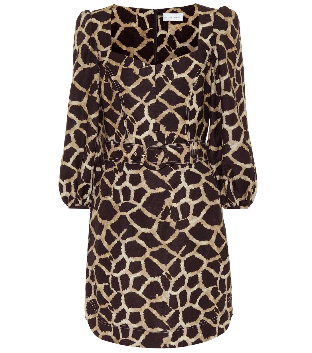 Robe Acacia imprimée en lin mélangé | Rebecca Vallance