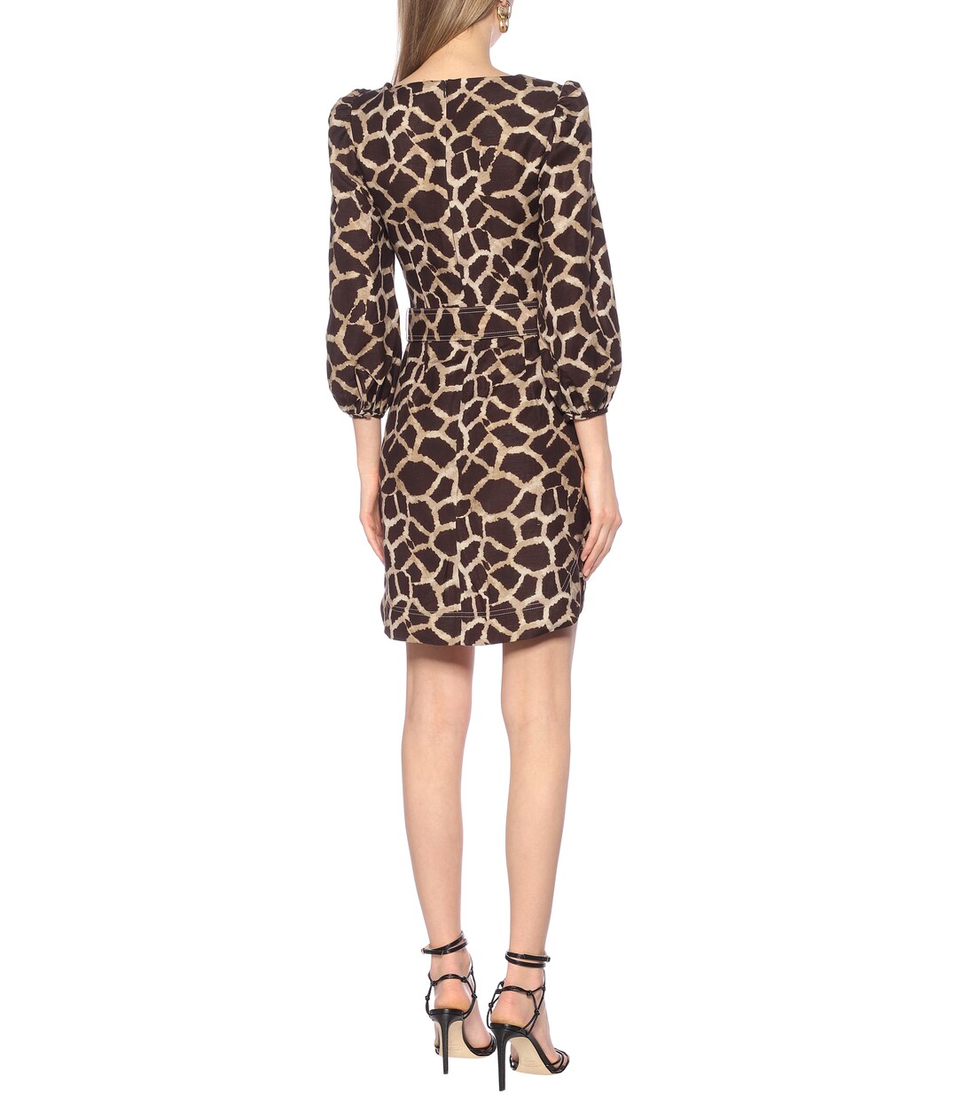 Robe Acacia imprimée en lin mélangé | Rebecca Vallance