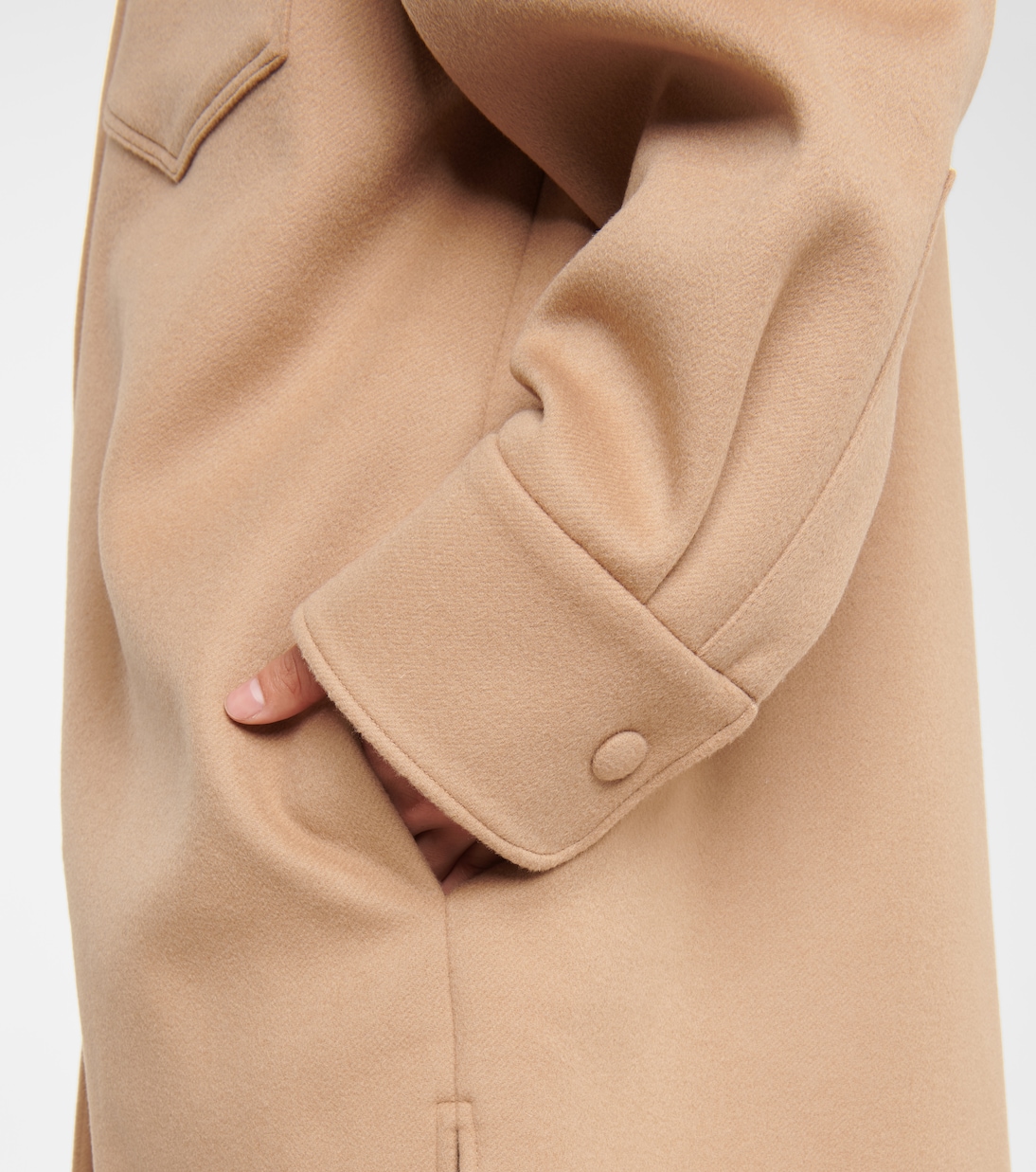 Kerry single-breasted wool coat | Stella McCartney