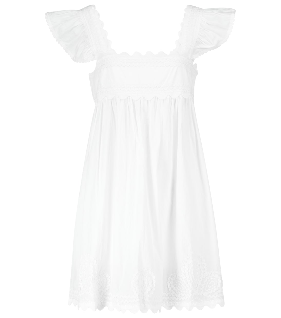 Robe Baby Doll brodée en coton | Juliet Dunn