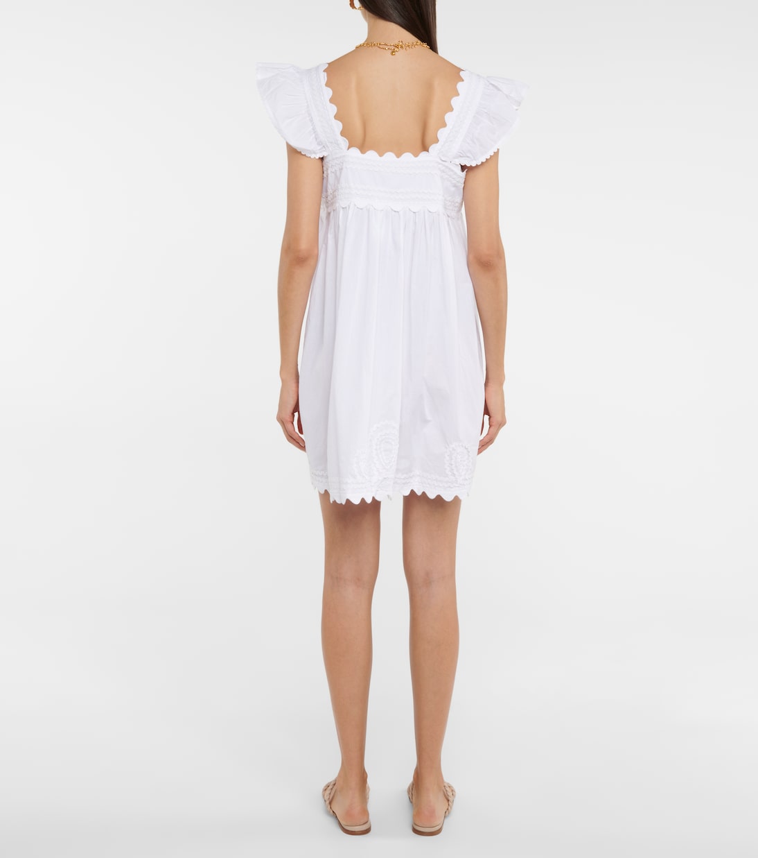 Robe Baby Doll brodée en coton | Juliet Dunn