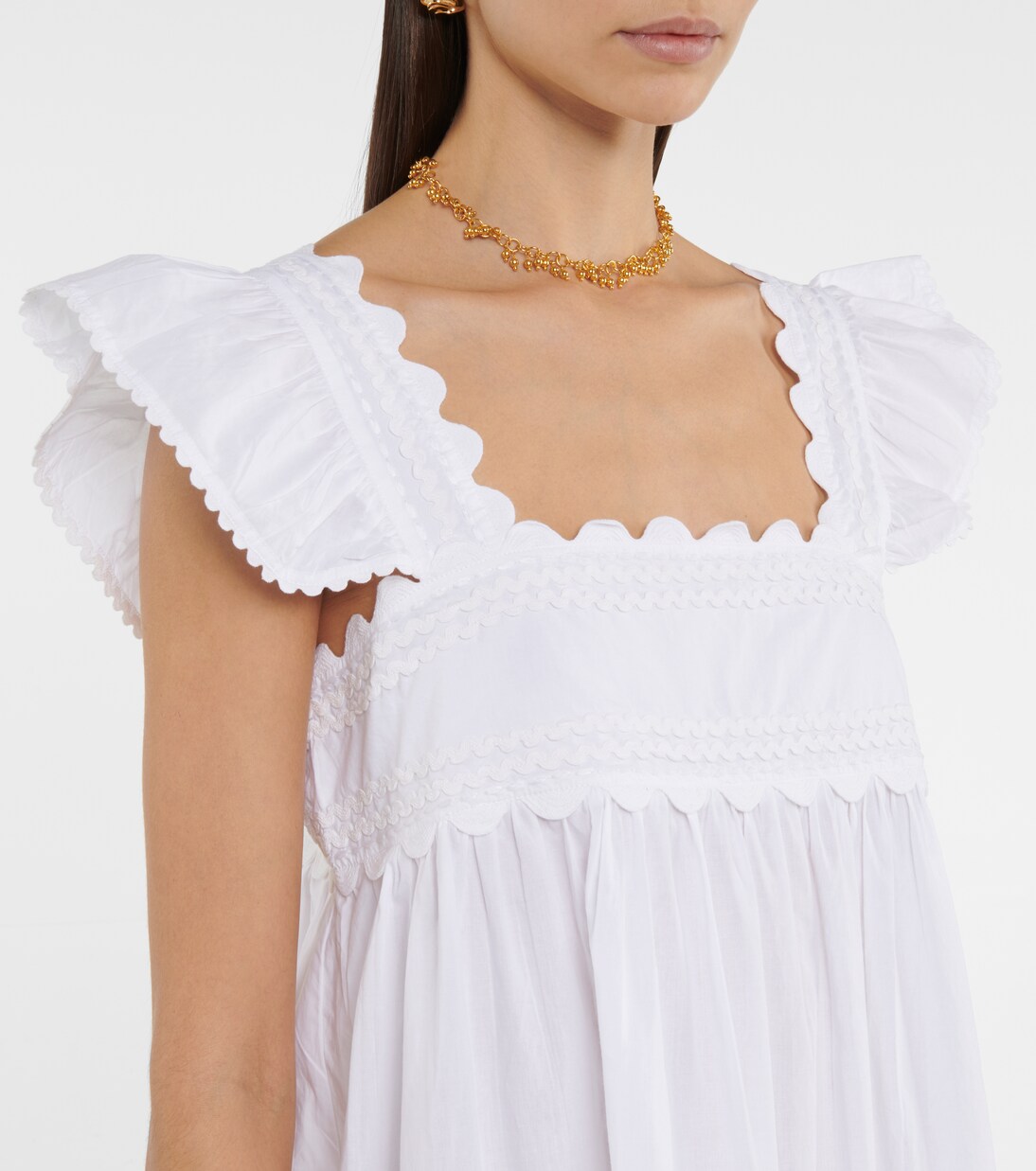 Robe Baby Doll brodée en coton | Juliet Dunn
