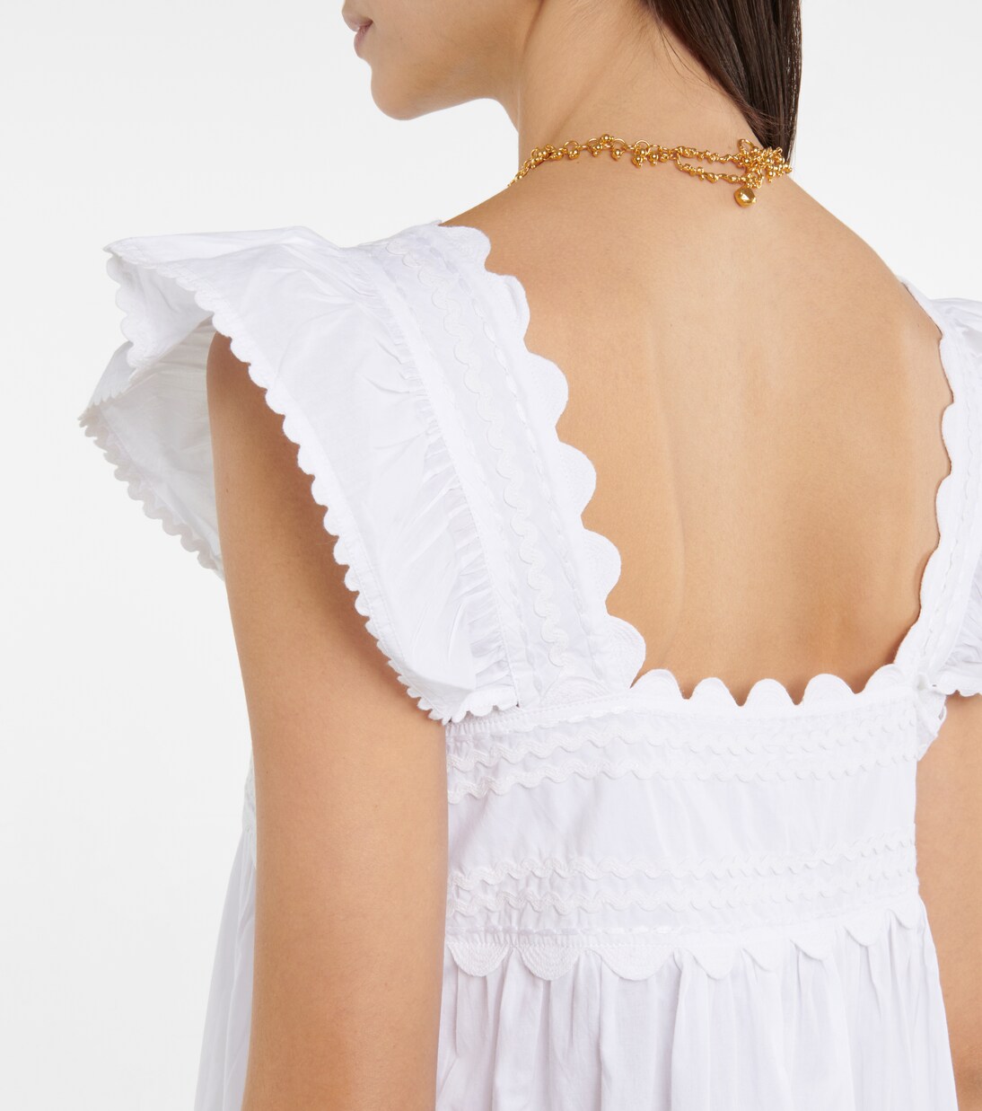 Robe Baby Doll brodée en coton | Juliet Dunn