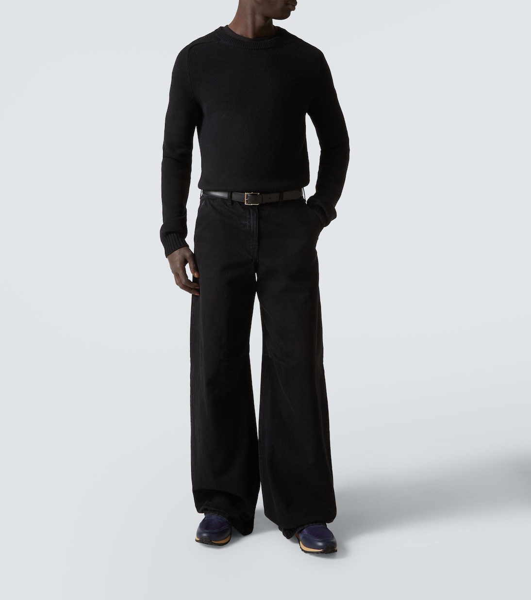 Rockrunner suede-trimmed sneakers | Valentino Garavani