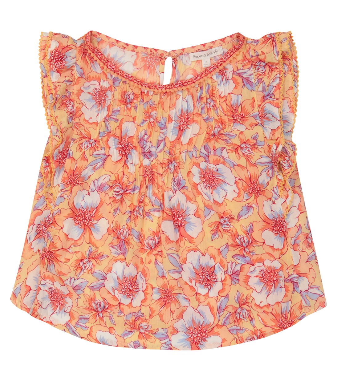 Amber floral top | Poupette St Barth Kids