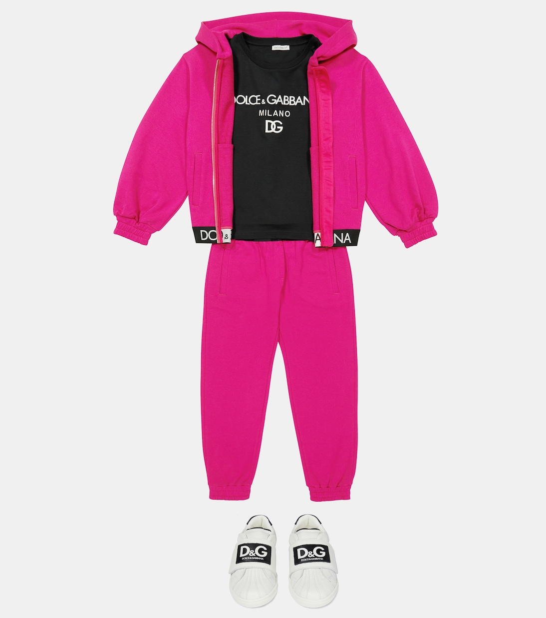 Logo cotton jersey sweatpants | Dolce&Gabbana Kids