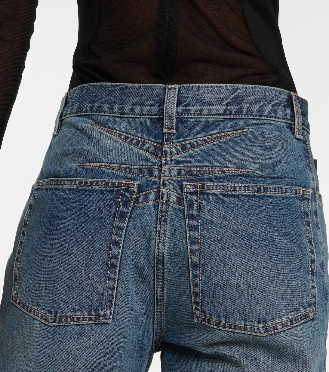 Jeans rectos Lover de tiro bajo | Alaïa