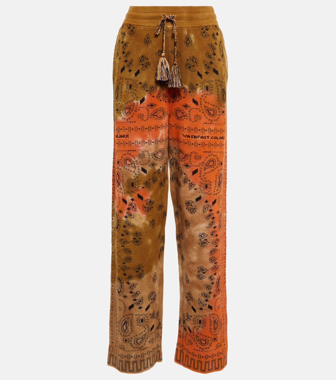 Pantaloni Bandana in piqué di cotone | Alanui