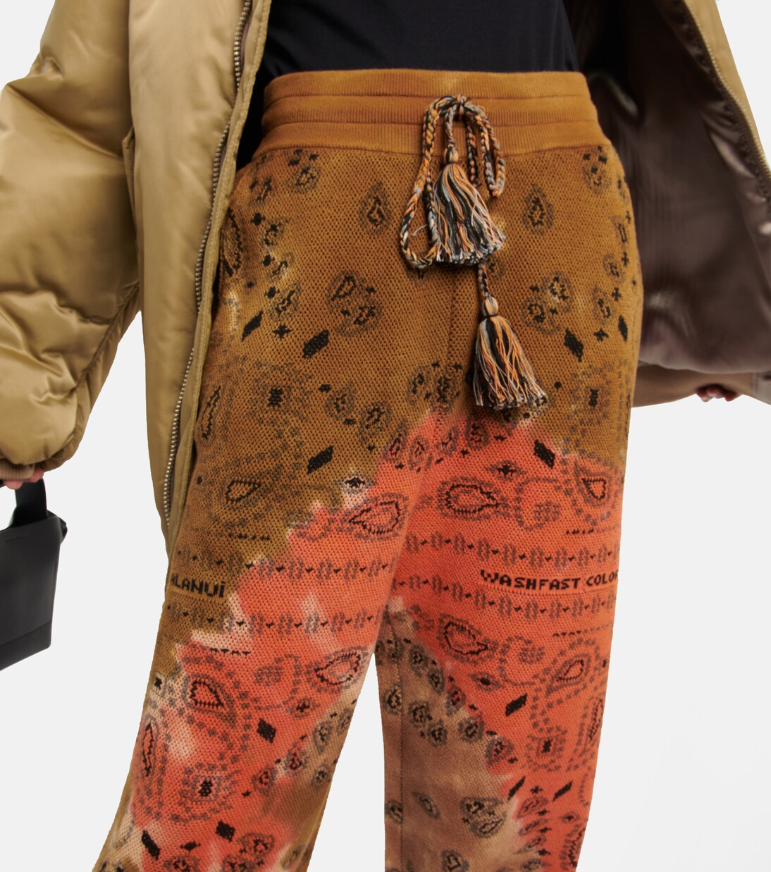 Pantaloni Bandana in piqué di cotone | Alanui