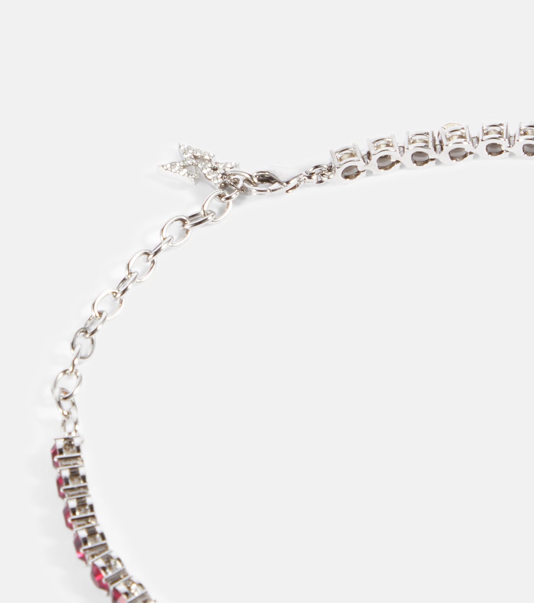 Fußkettchen Tennis mit Kristallen | Amina Muaddi