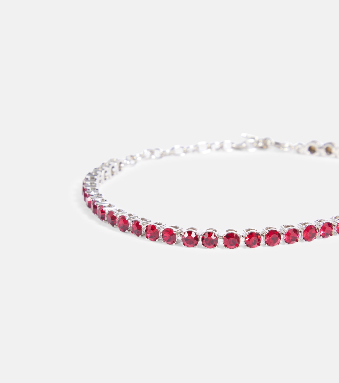 Fußkettchen Tennis mit Kristallen | Amina Muaddi