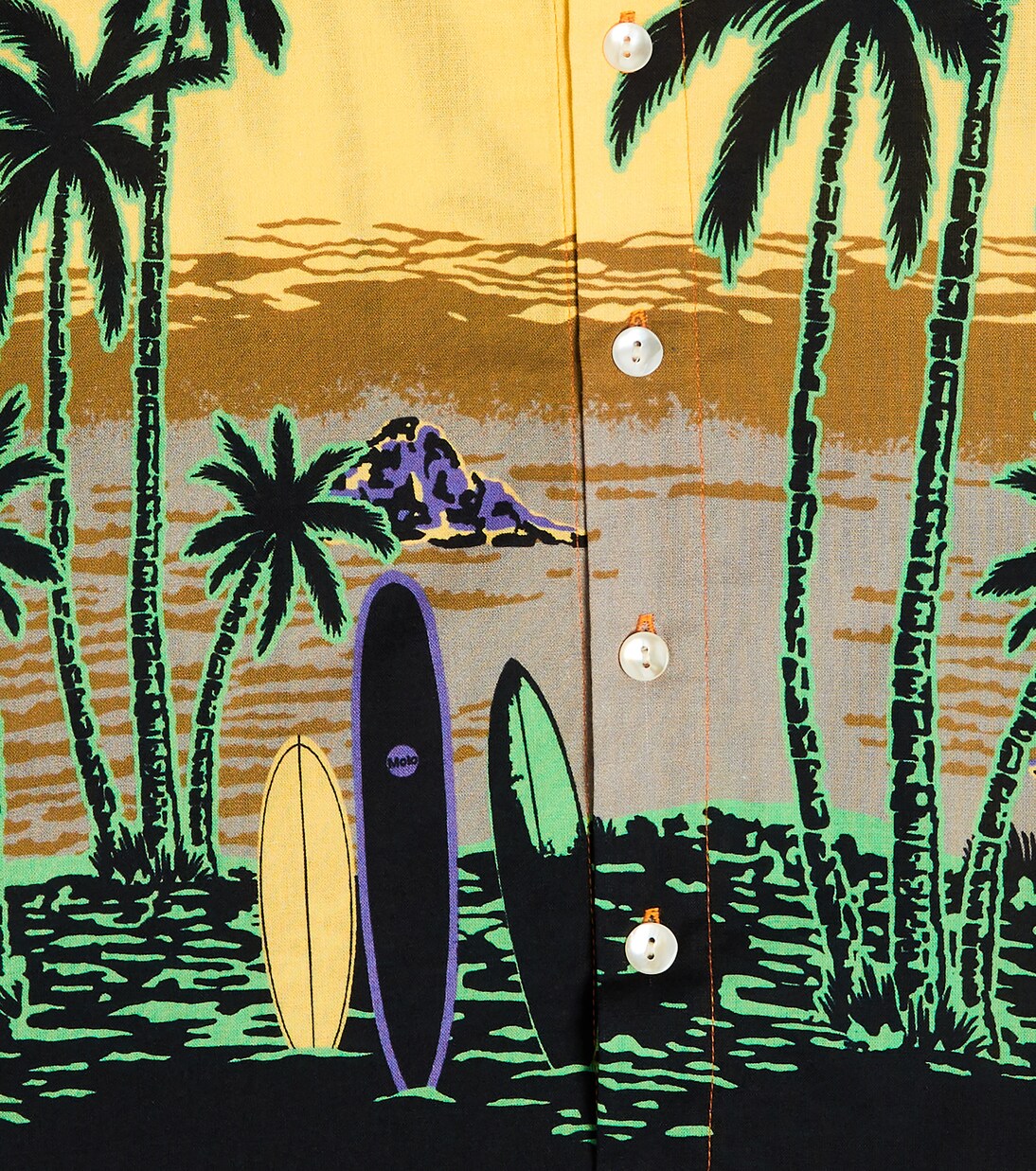 Camisa Rui de algodón estampada | Molo