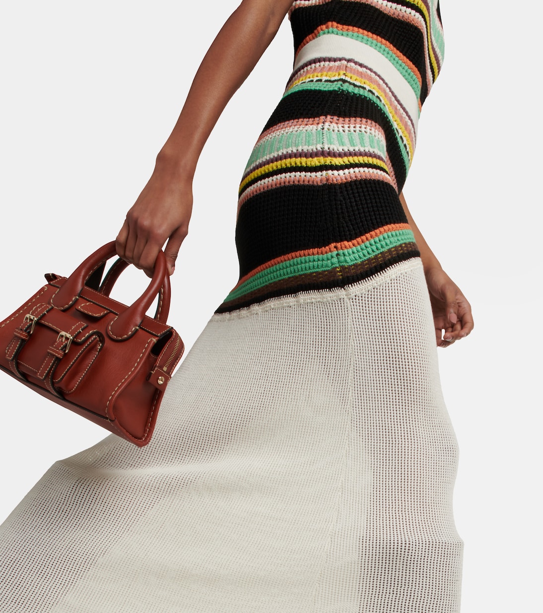 High-Rise-Maxirock aus Wolle | Chloé