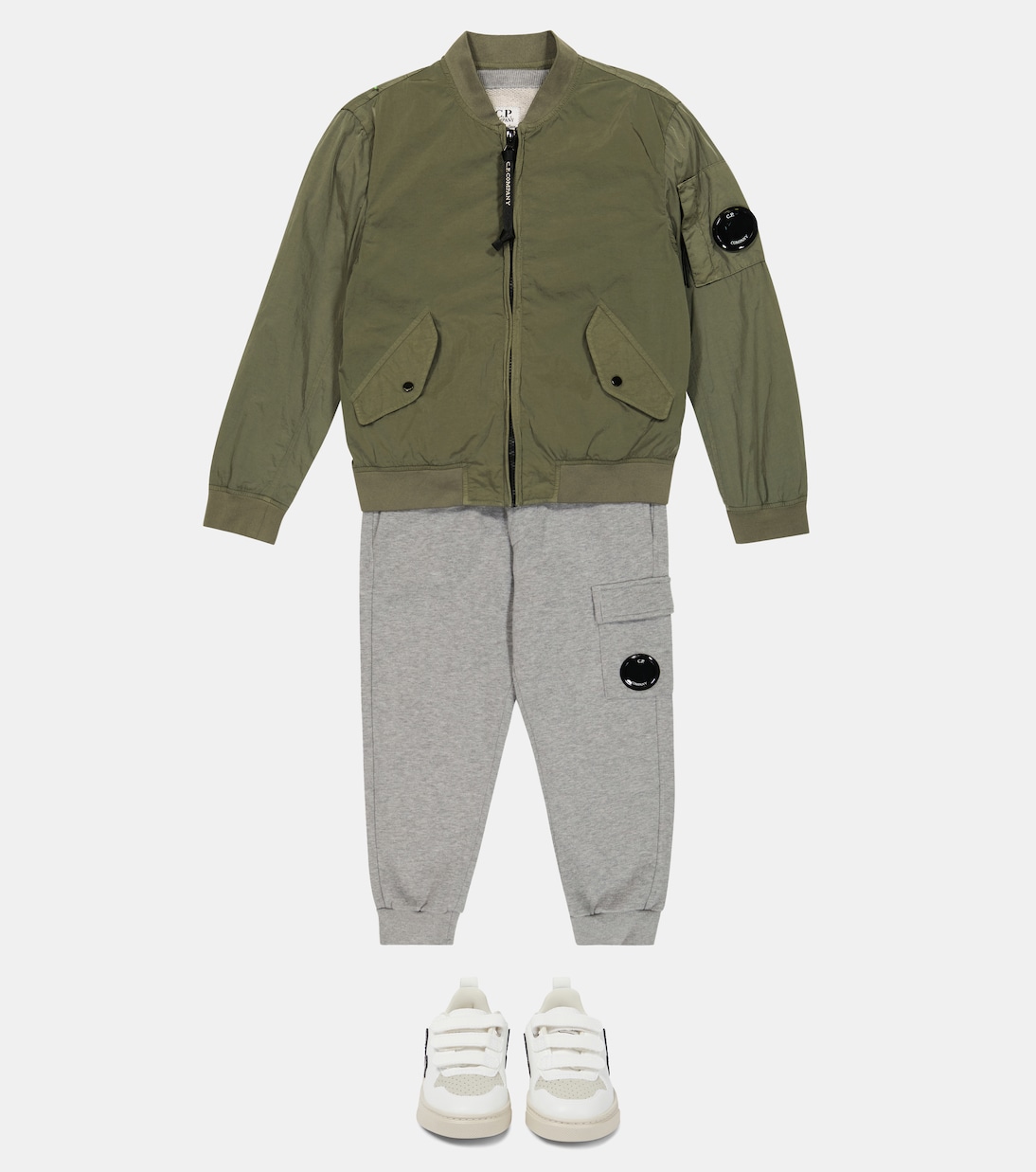 Chrome-R bomber jacket | C.P. Company Kids