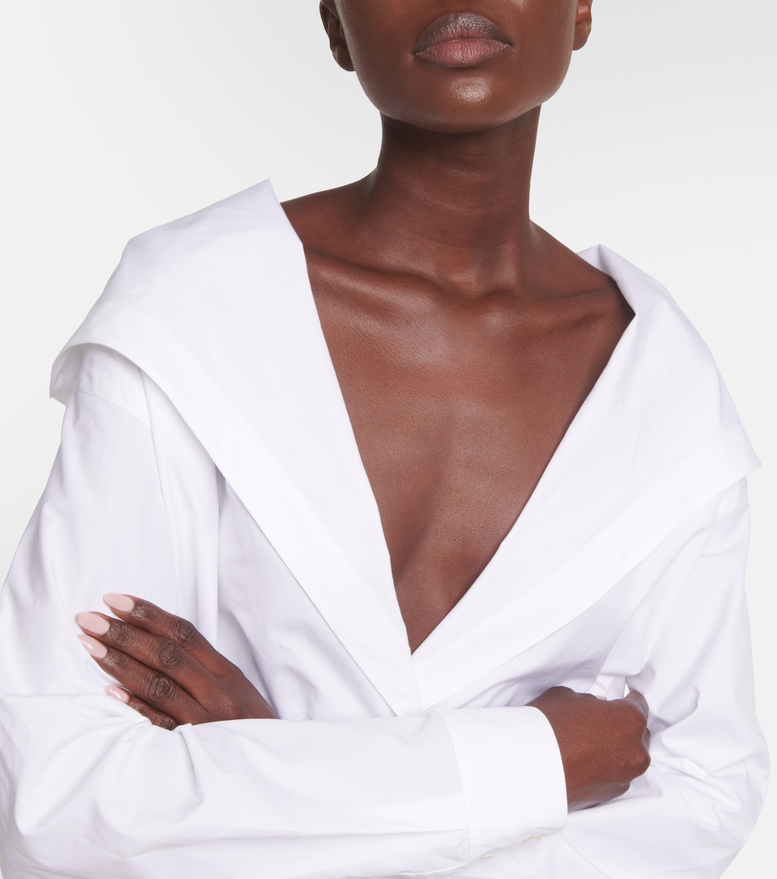 Body in cotone con cappuccio | Alaïa