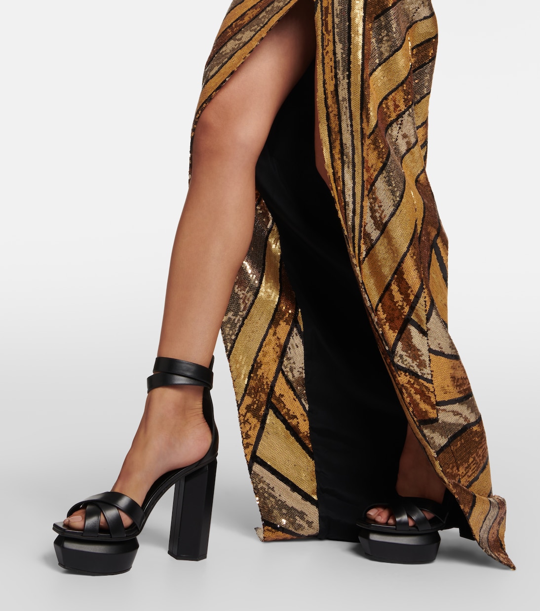 Robe mit Pailletten | Balmain