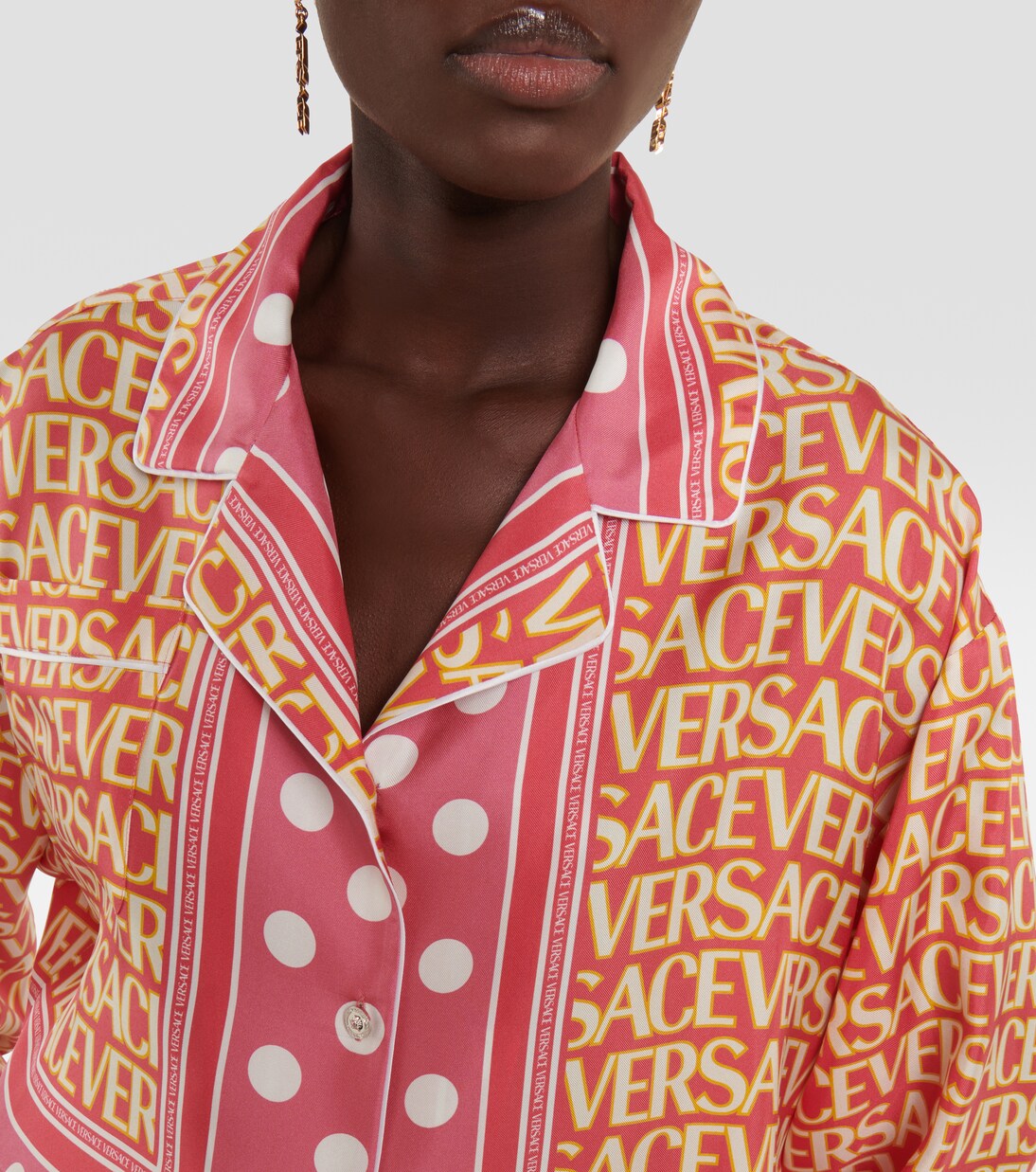 Hemd aus Seide | Versace