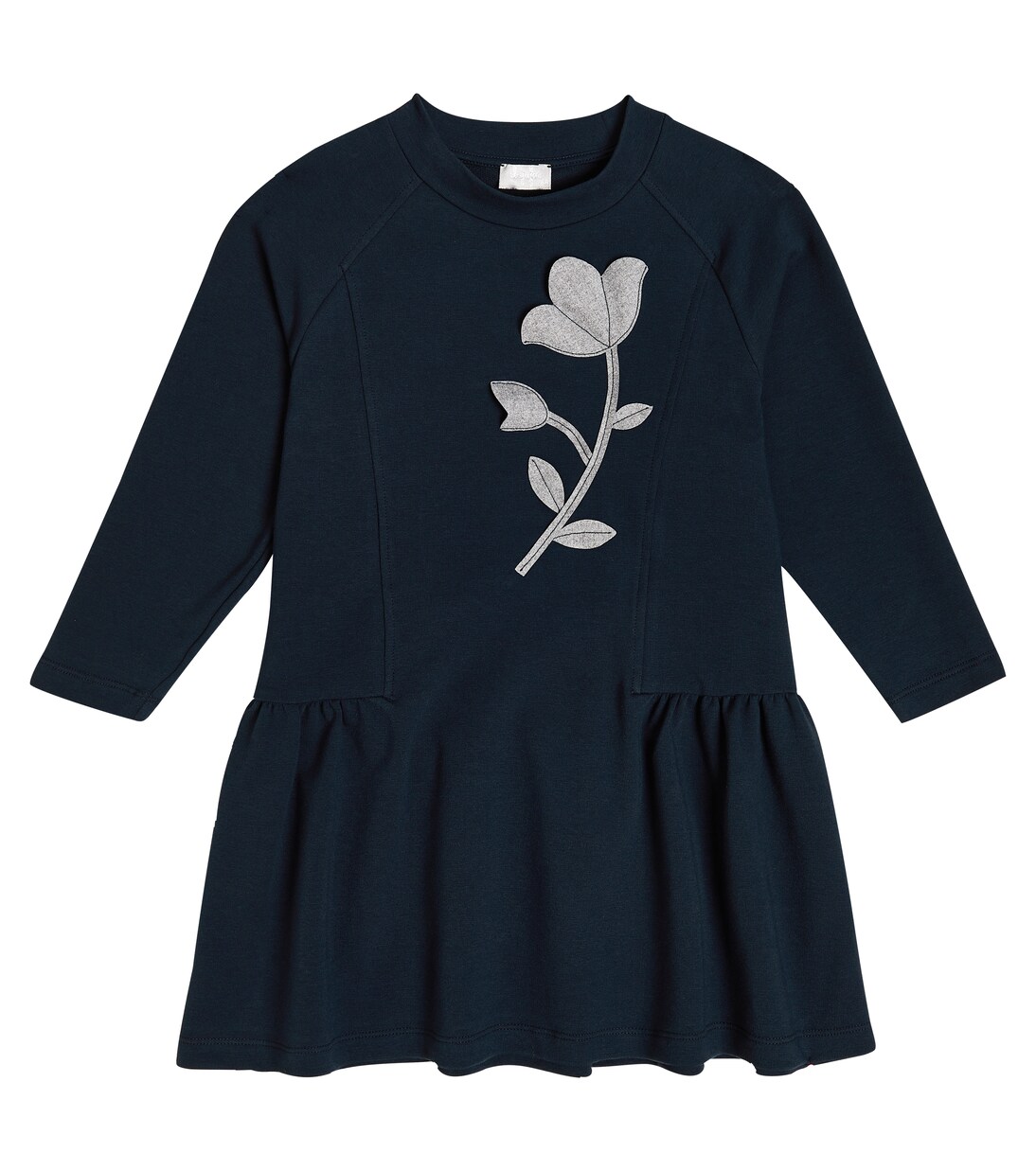 Floral cotton-blend jersey dress | Il Gufo