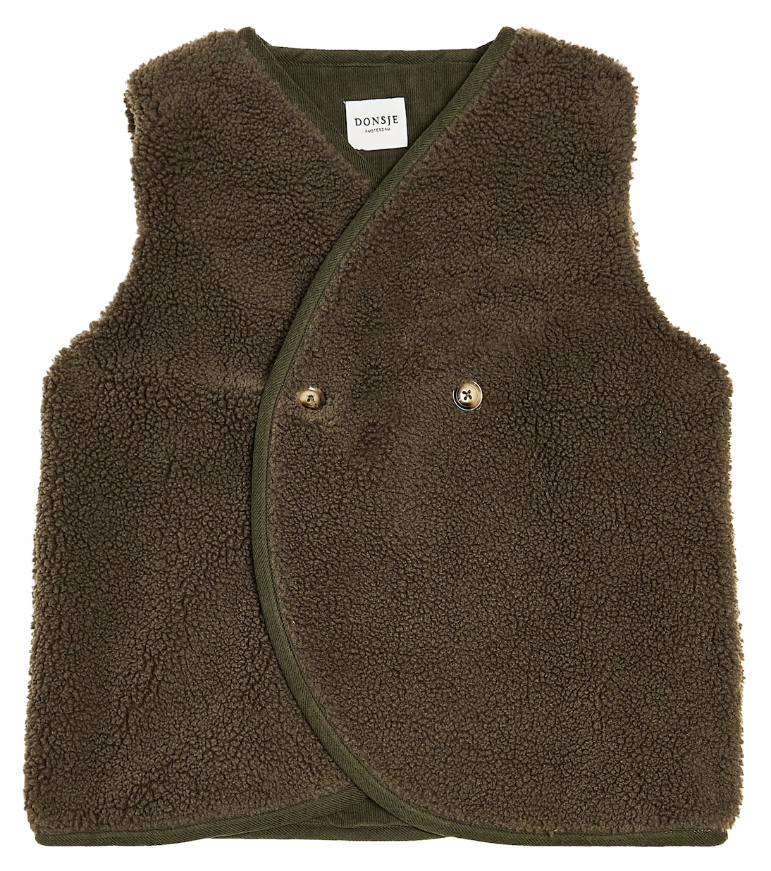 Gilet Monty en shearling synthétique | Donsje