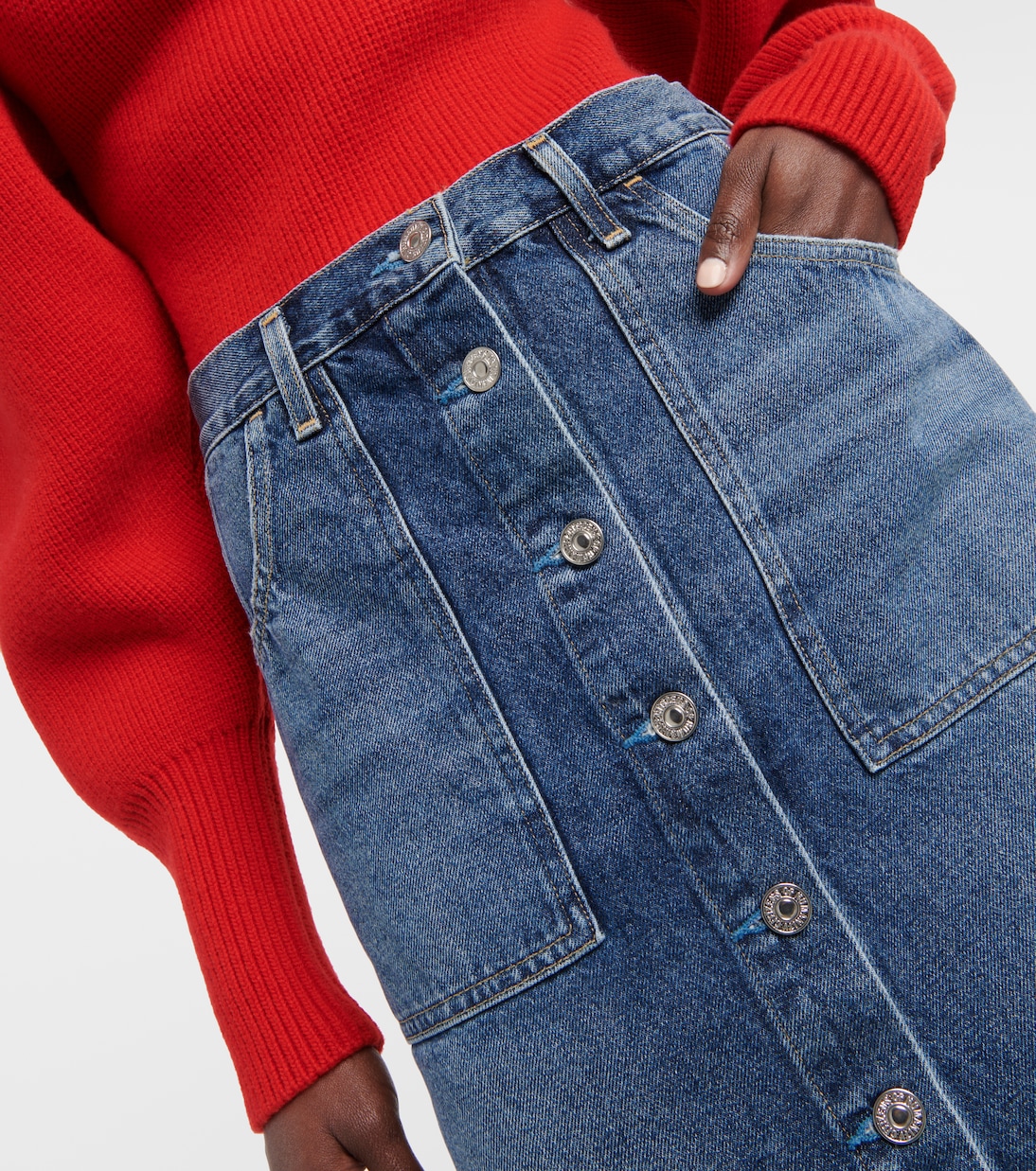 Anouk denim midi skirt | Citizens of Humanity