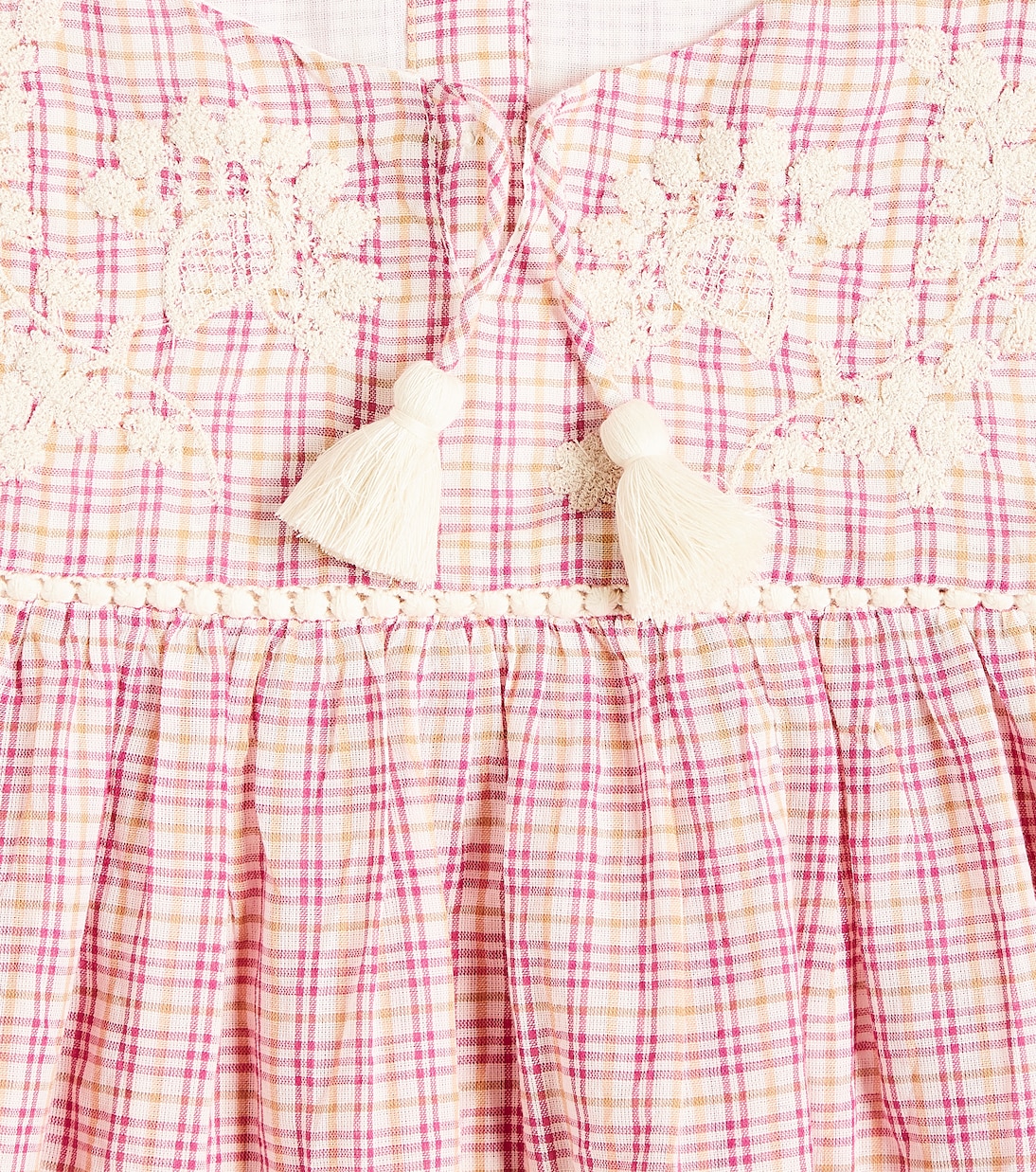 Vally checked cotton blouse | Louise Misha