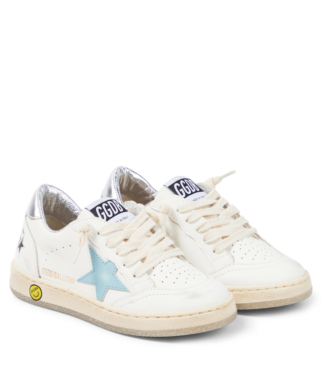 Ball Star leather sneakers | Golden Goose Kids