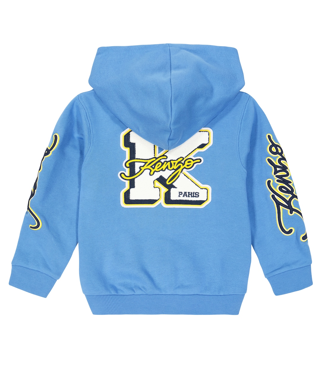 Logo appliqué cotton hoodie | Kenzo Kids