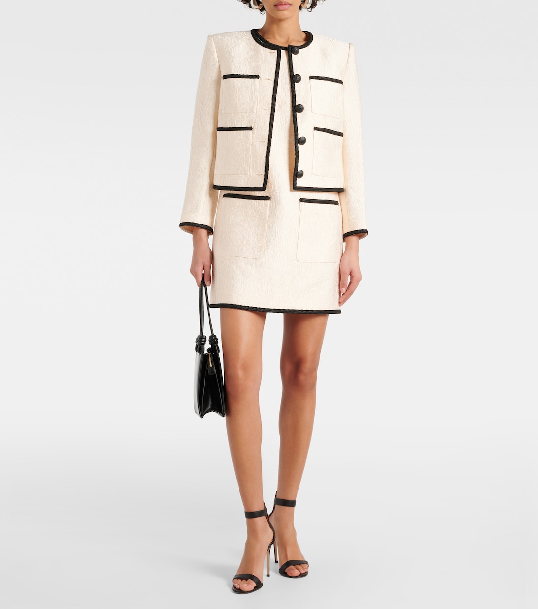 Jacke Darla aus Jacquard | Veronica Beard