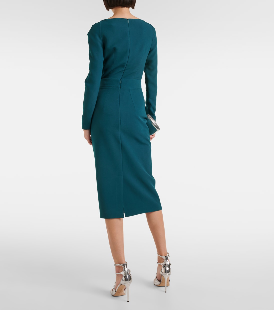 Bleistiftrock Hokuku aus Crêpe | Safiyaa