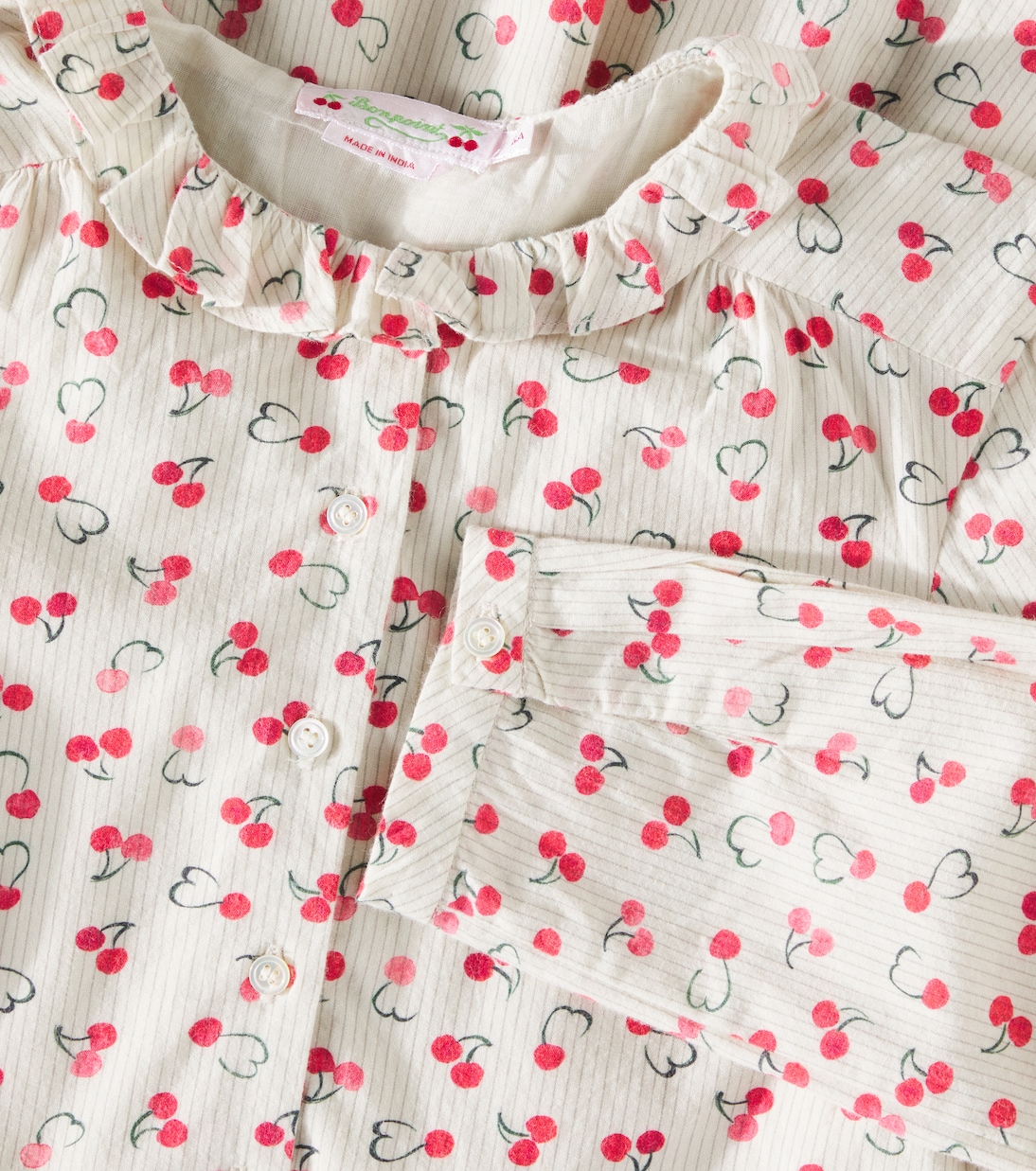 Robe Geraldine en coton imprimé | Bonpoint