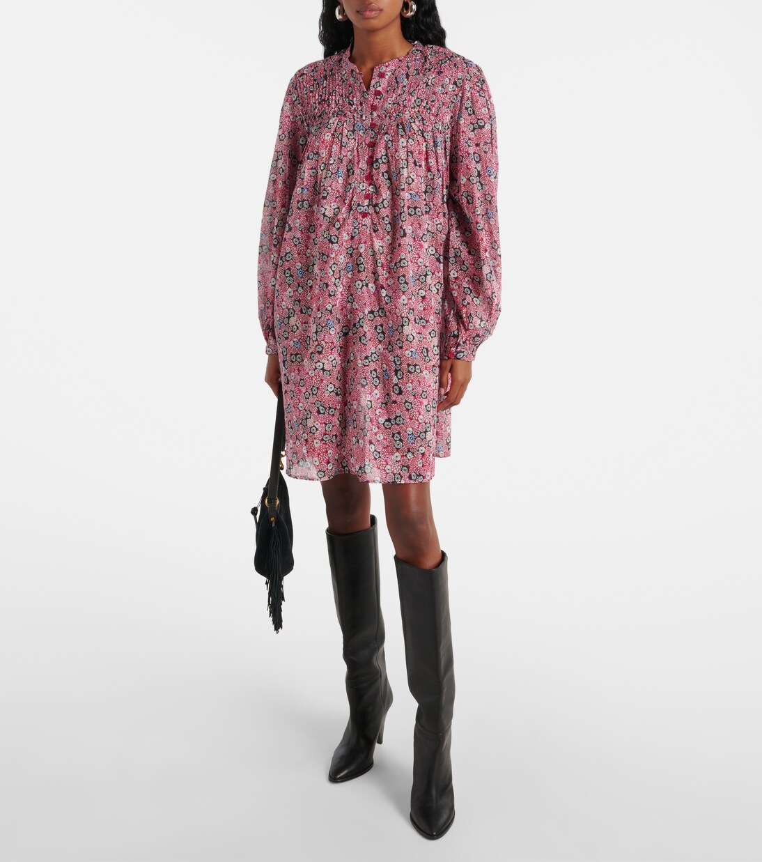 Robe Danael imprimée en coton | Marant Etoile