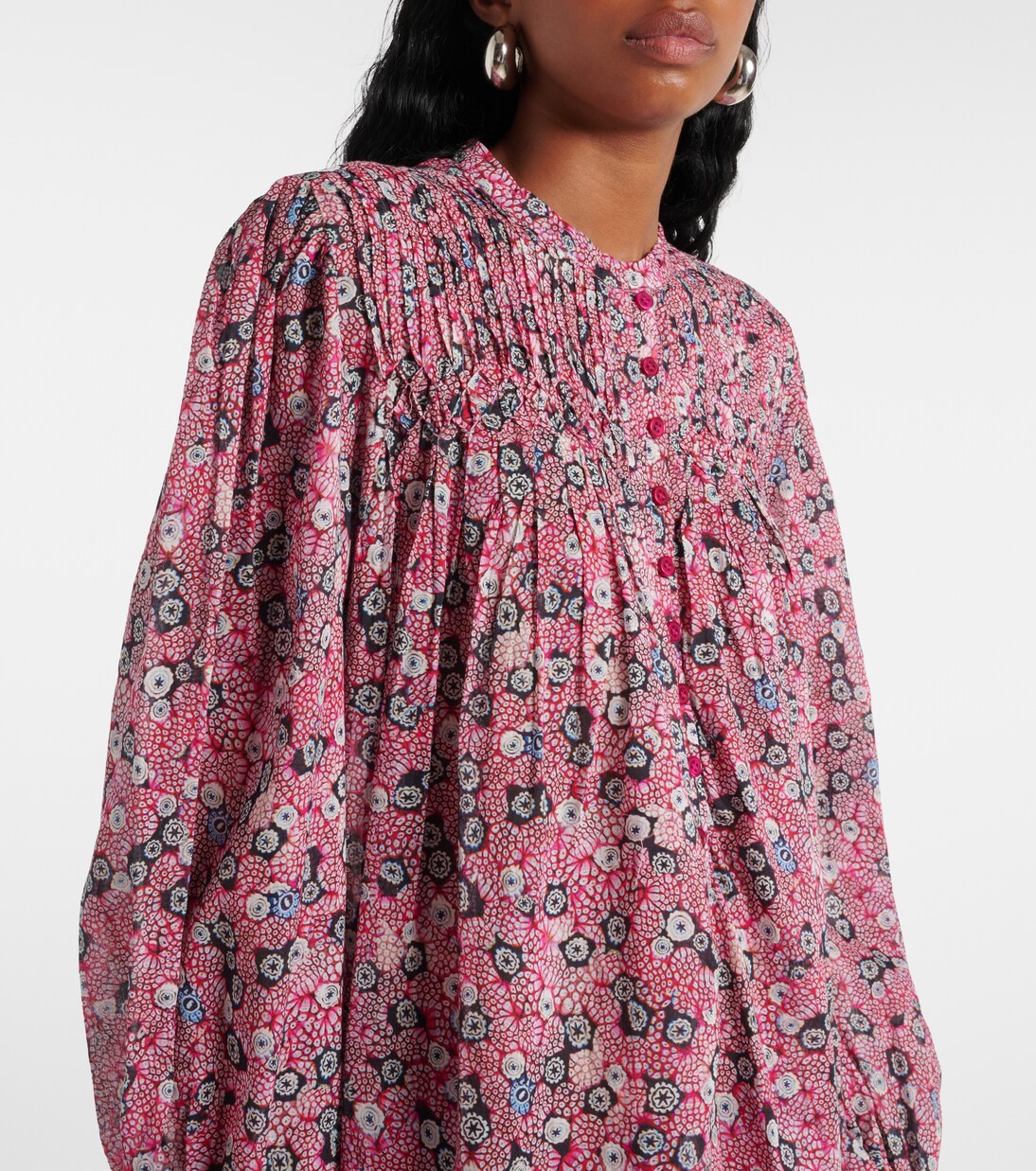 Robe Danael imprimée en coton | Marant Etoile