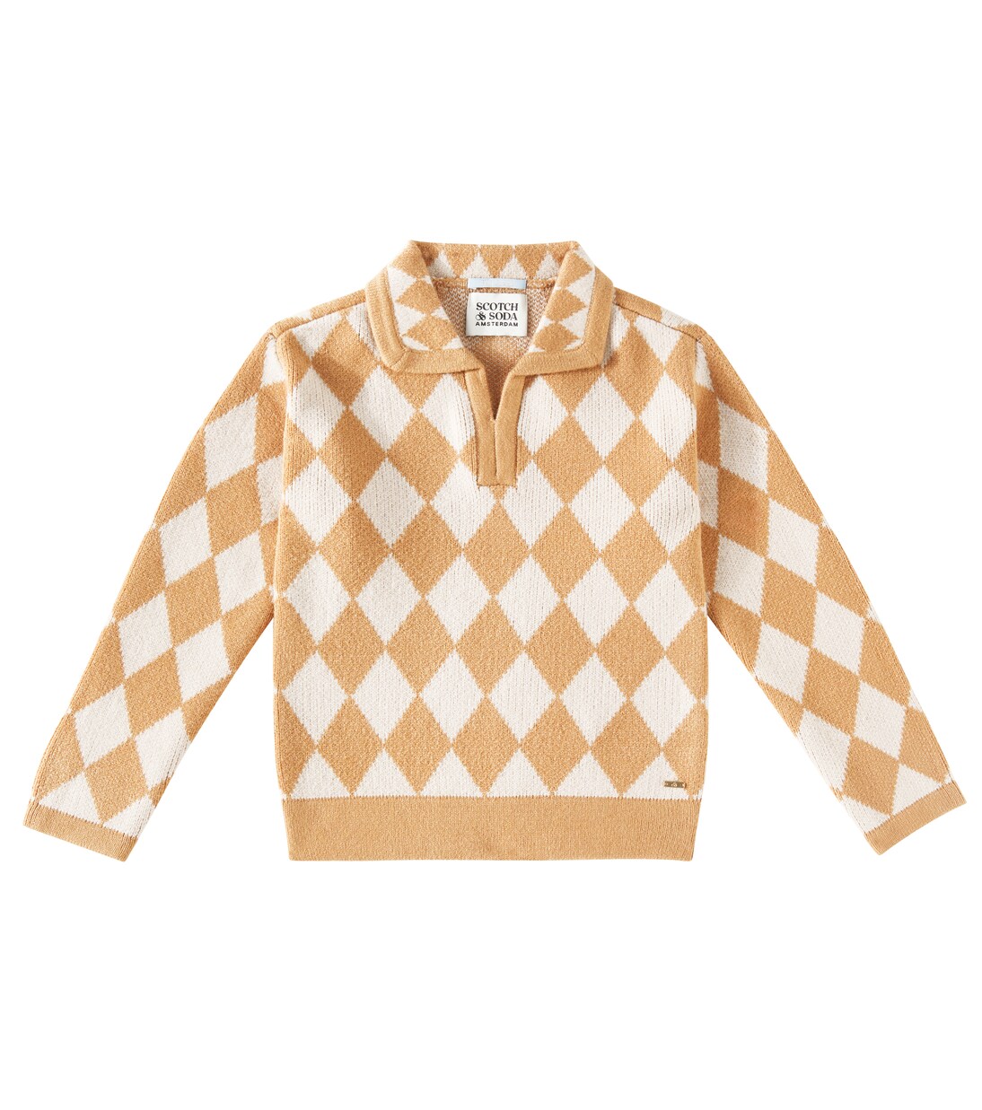 Argyle polo sweater | Scotch & Soda Kids