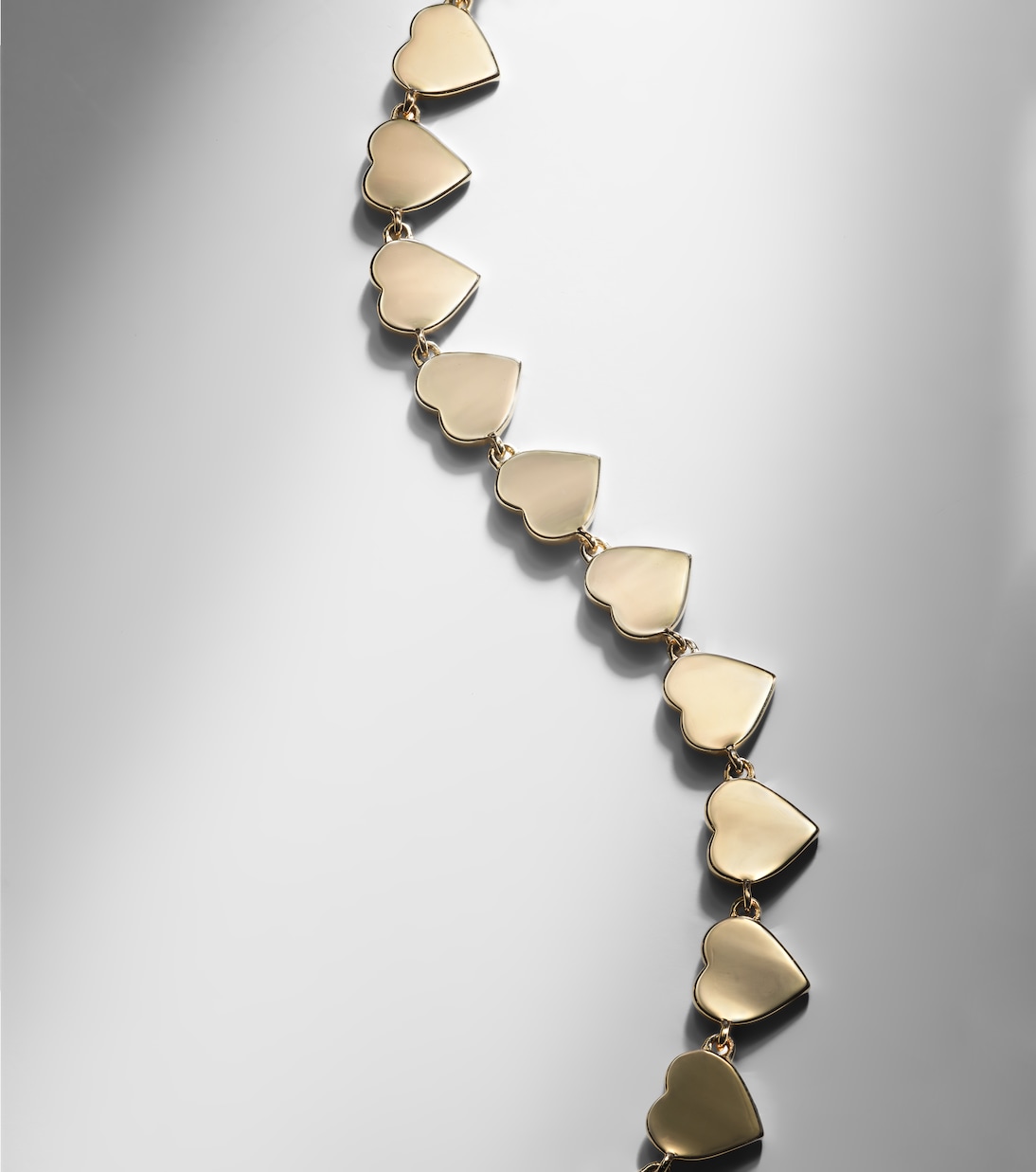 Pure Heart Eternity 14kt gold bracelet | Sydney Evan