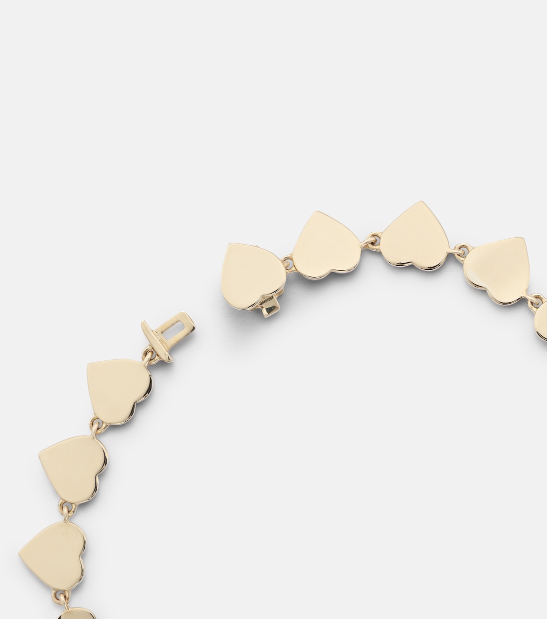 Pure Heart Eternity 14kt gold bracelet | Sydney Evan