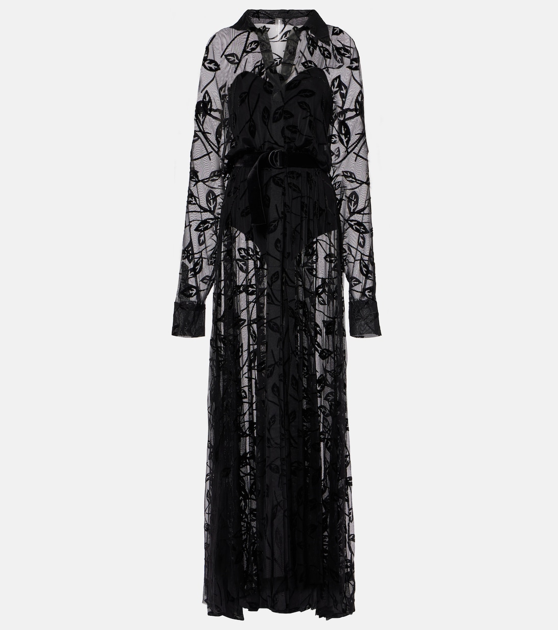 Robe longue à fleurs | Norma Kamali