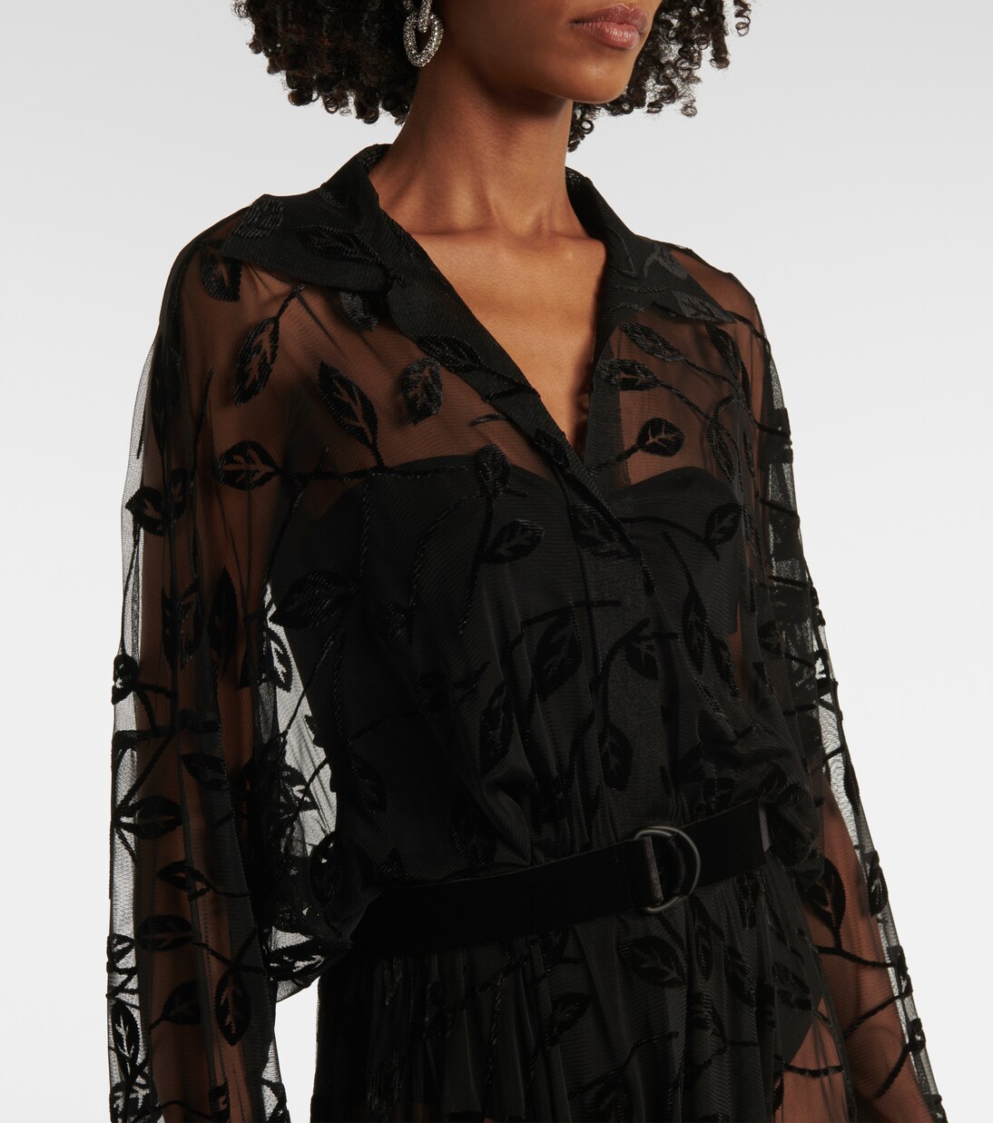 Robe longue à fleurs | Norma Kamali