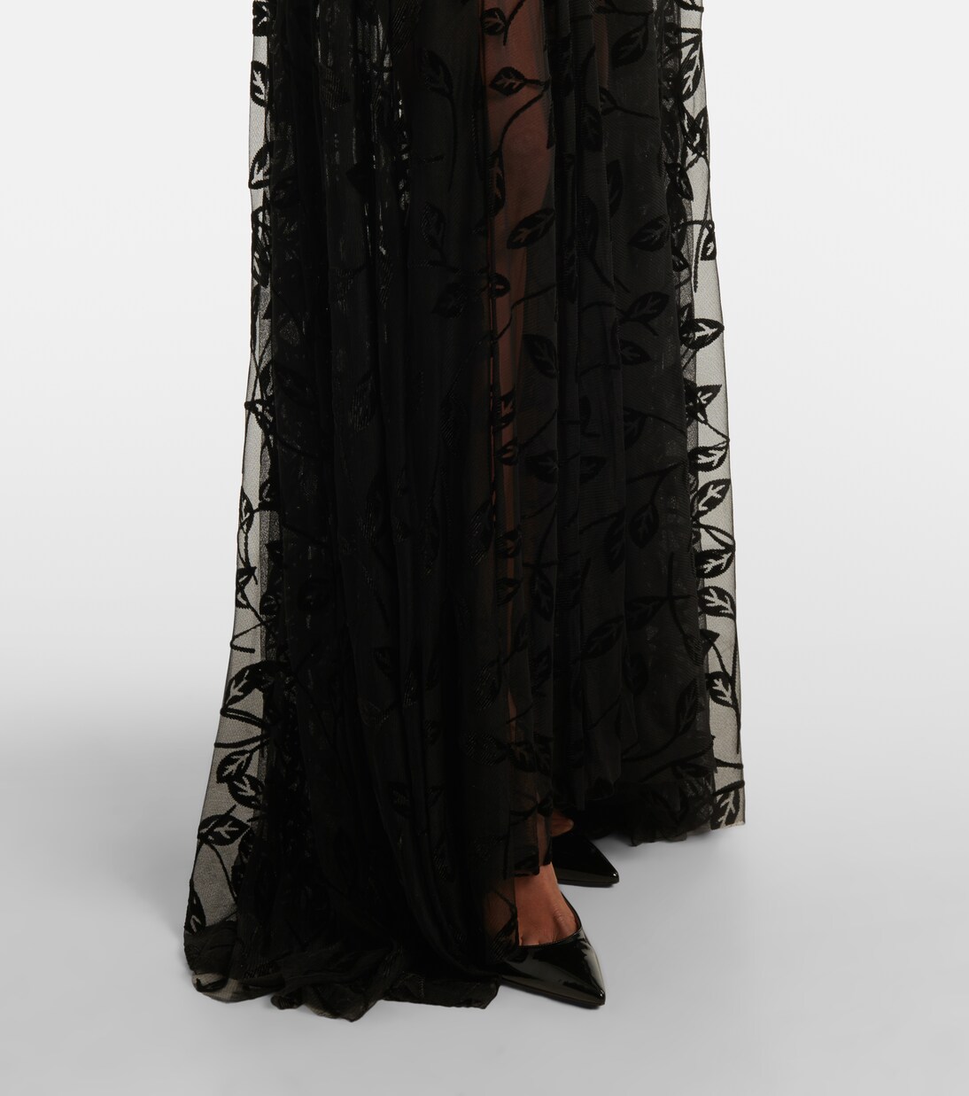 Robe longue à fleurs | Norma Kamali