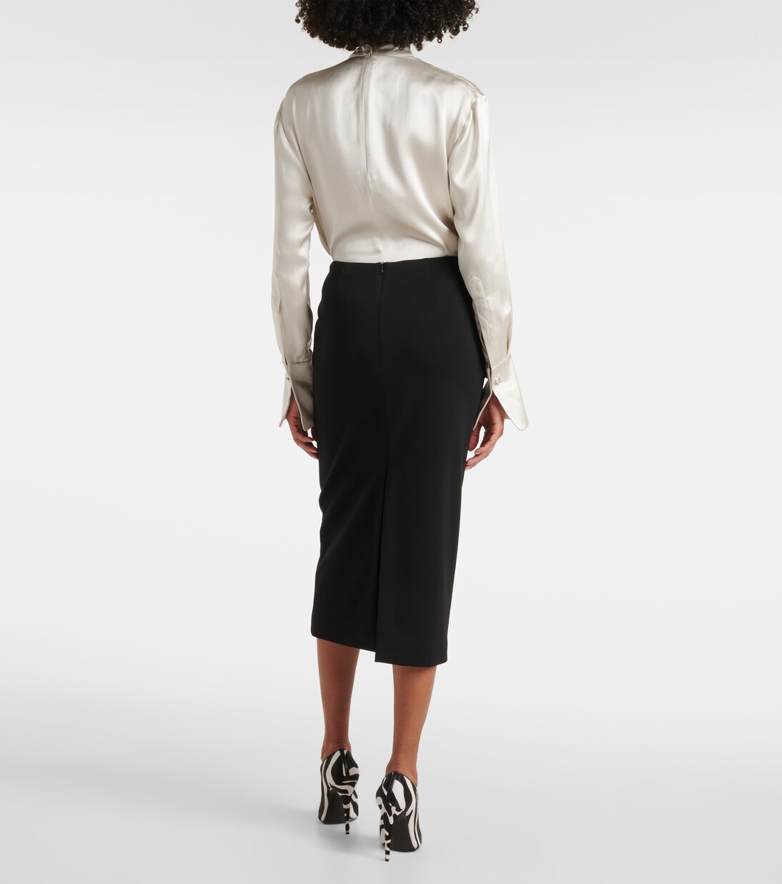 Midirock aus einem Seidengemisch | Magda Butrym