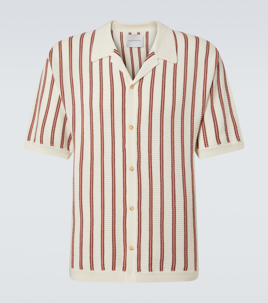 Striped wool shirt | King & Tuckfield